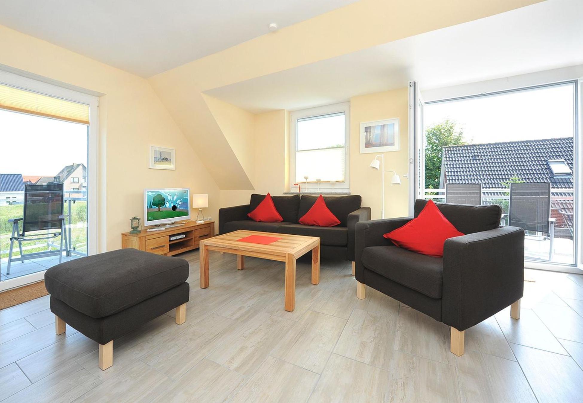 Besondere Aussicht - Ferienwohnung Deichblick Bensersiel Ngoại thất bức ảnh