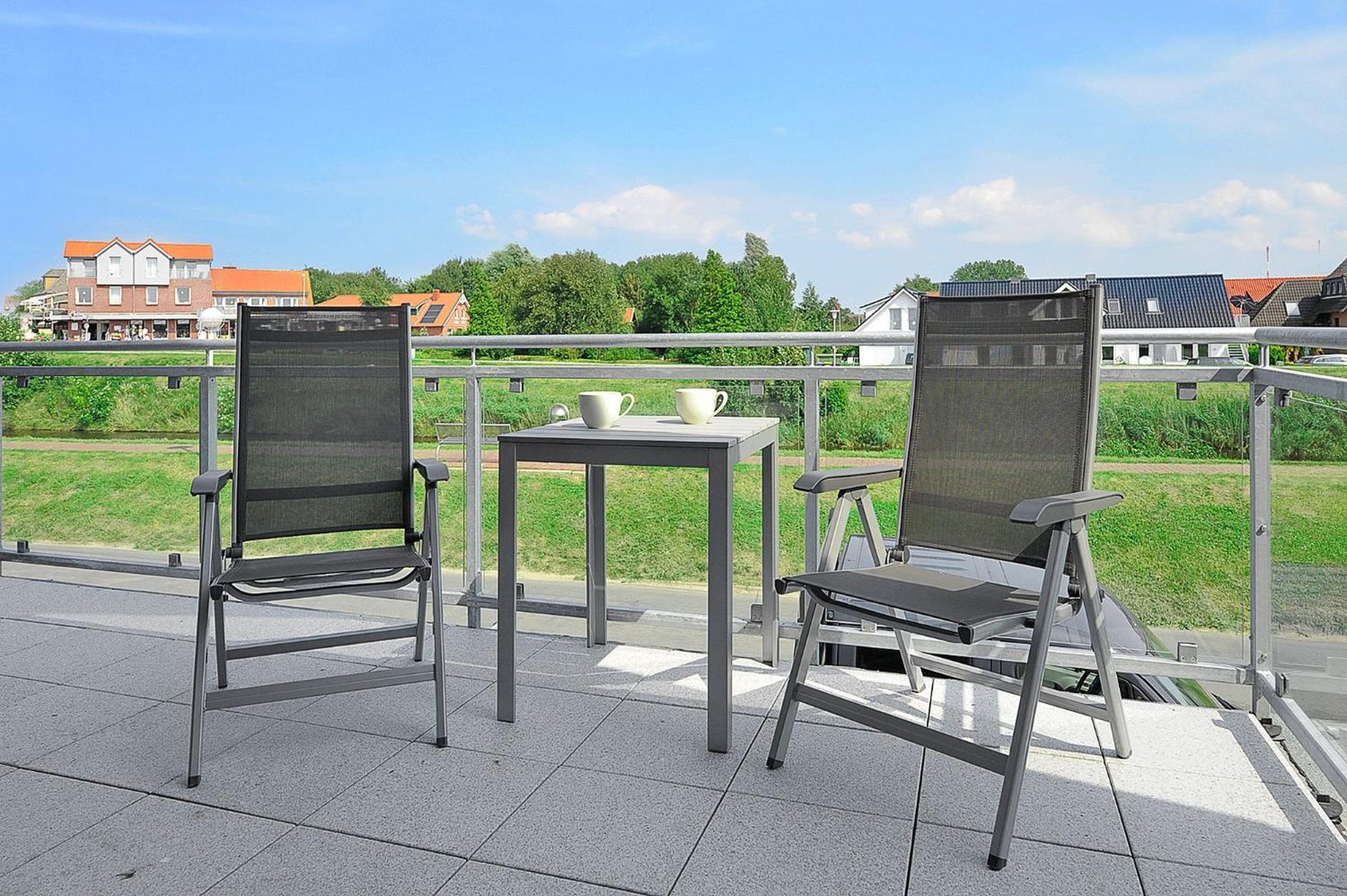 Besondere Aussicht - Ferienwohnung Deichblick Bensersiel Ngoại thất bức ảnh